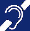 This is a universal symbol which shows that a Hearing Loop is present.